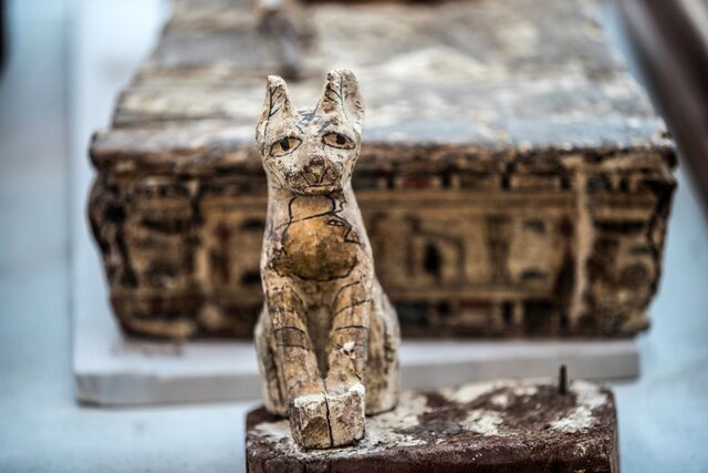 مومیایی شیرها در معبدی در مصر
