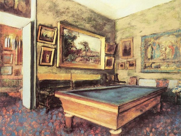 اتاق بیلیارد در منیل-اوبرت (۱۸۹۲)